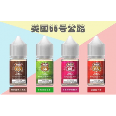 美國 ROUTE 66號公路 煙油 30ML 40MG